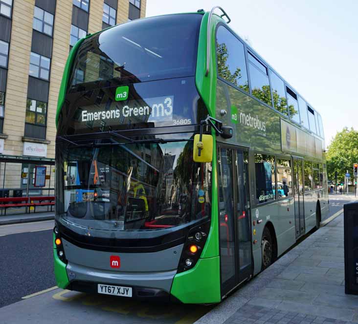 First Bristol Scania N250UD ADL Enviro400MMC 36805 m3